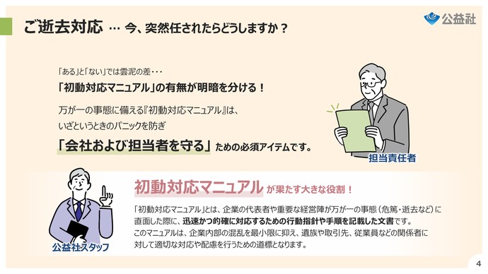 初動確認書の役割